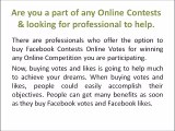 Are you a part of any Online Contests and looking for professional to help