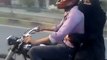 Boy Wheeling On Bike With Girl-Pakistani-Masti