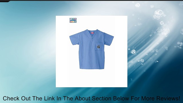 North Carolina Tar Heels Carolina Blue Scrubs Top Review