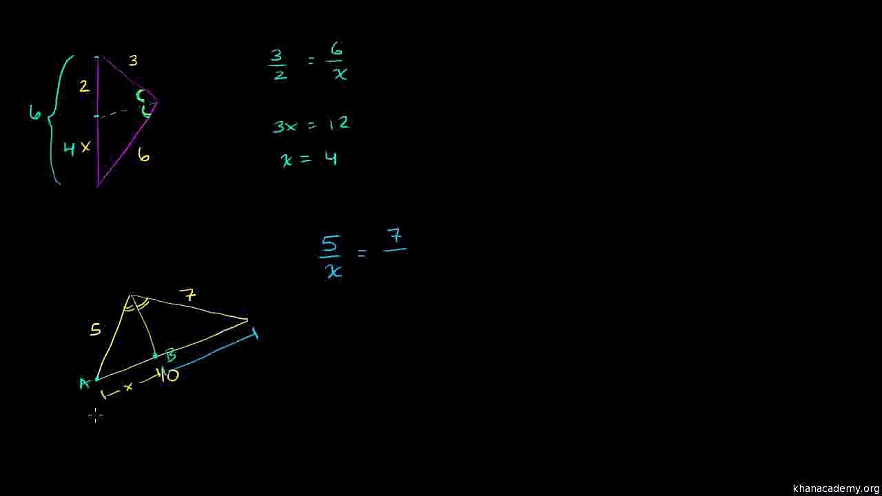 Geometry 030 Angle Bisector Theorem Examples Urdu