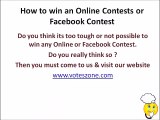 How to win any Facebook Contests and Online Contests