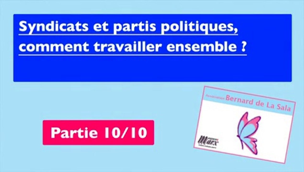 20141128-Espace Marx60-10/10-Syndicalisme et politique