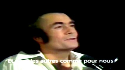 Alain Barrière - La terre tournera sans nous     (Vidéo Style karaoké)