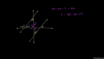 Geometry 038 Triangle Angle Example 2 Urdu