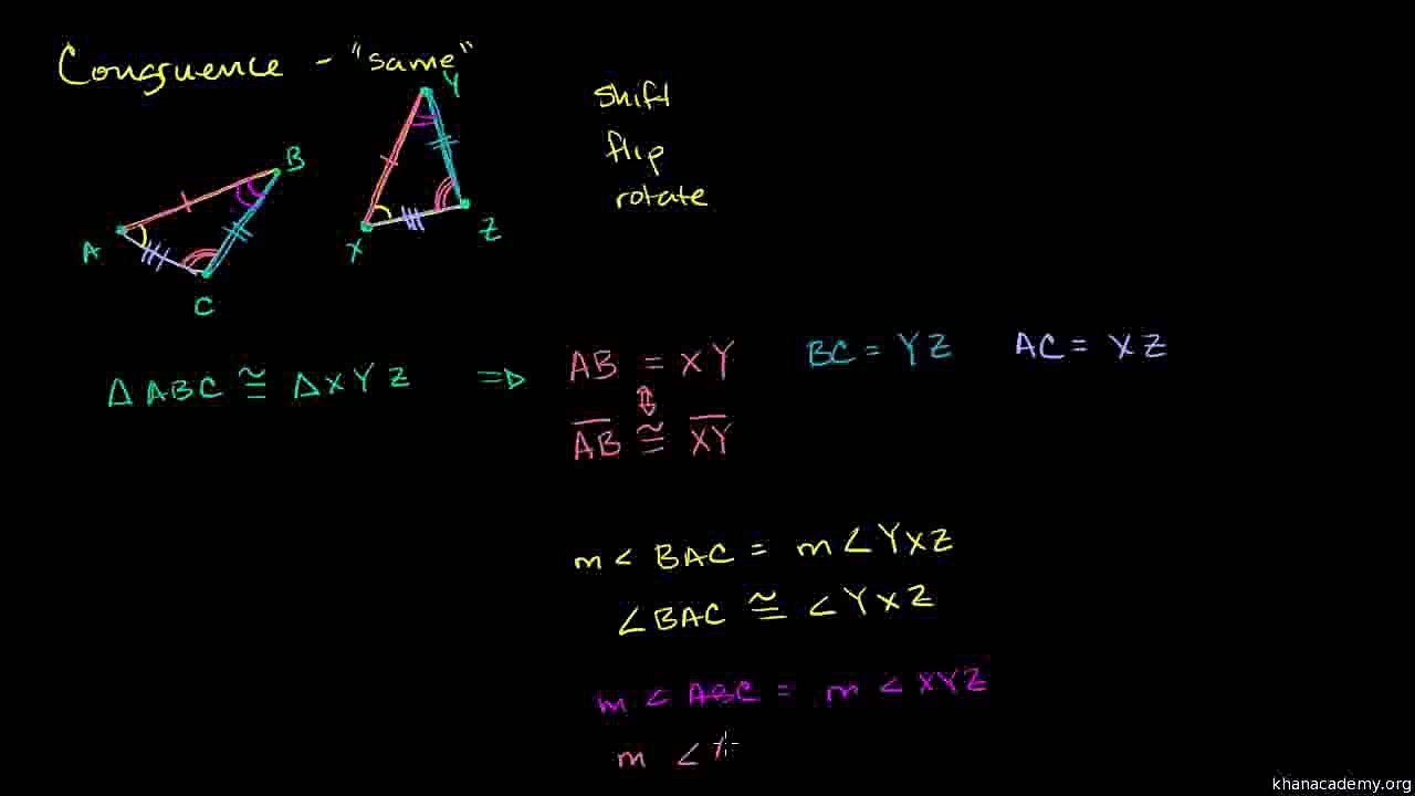 Geometry 041 Congruent Triangles and SSS Urdu