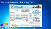 Samsung Tab: How to send group text messages