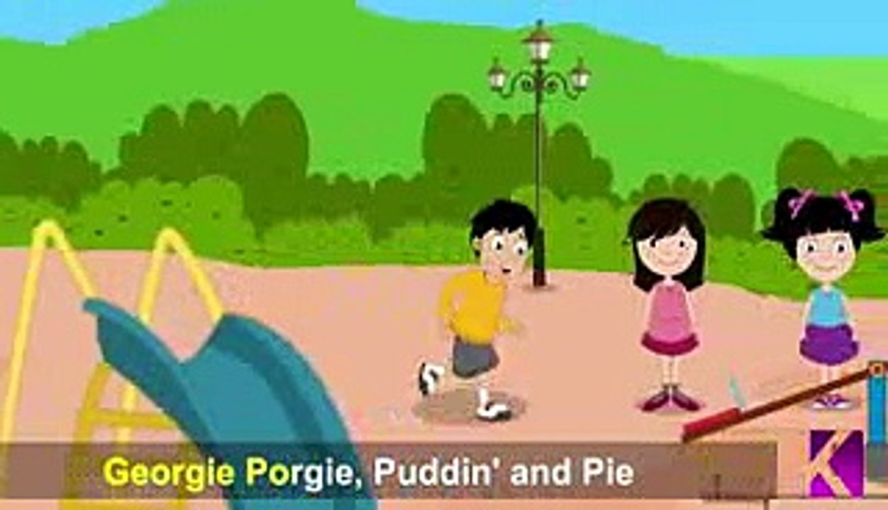 Georgie Porgie Pudding And Pie | Nursery Rhyme With Lyrics - video ...