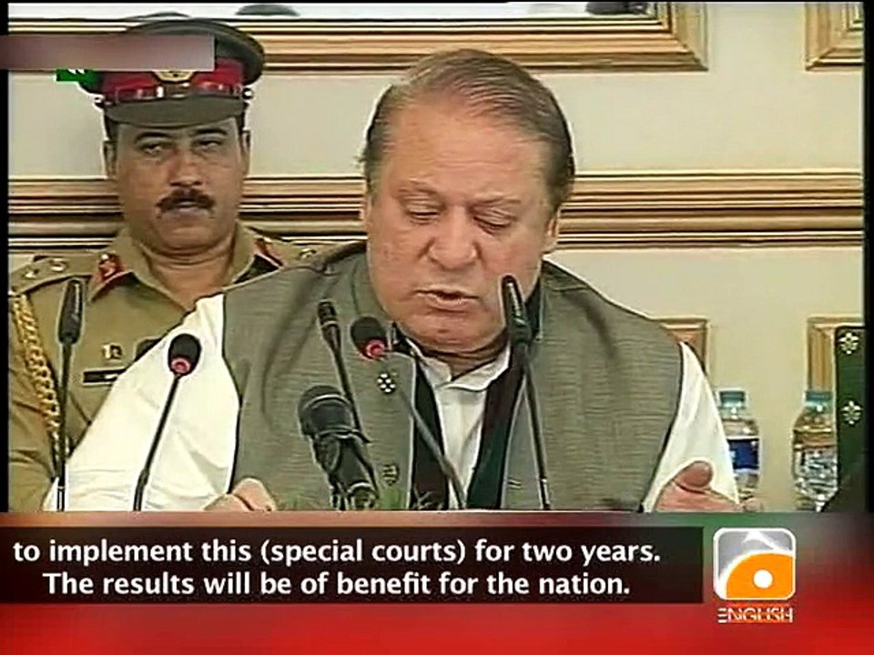 PM Nawaz Address at APC