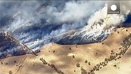 Une partie du sud de l'Australie en proie aux flammes