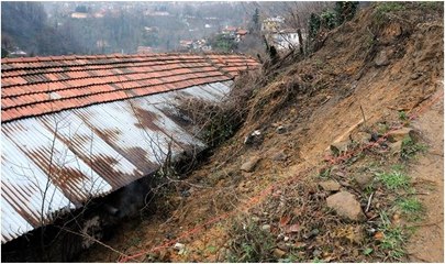 Zonguldak'ta heyelan korkuttu
