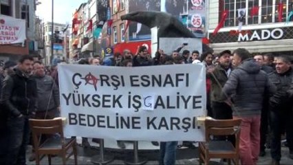 Çarşı" Esnafı Yüksek İşgaliye Bedeline Karşı