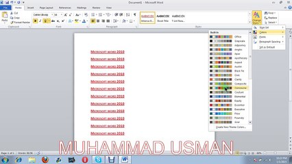 MS Word Lesson 4 in urdu and hindi