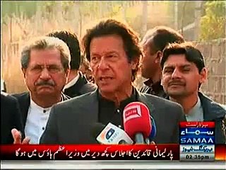 Imran Khan For Strengthening Army Act To Deal With Terrorism Said In Media Talk – 2nd January 2015