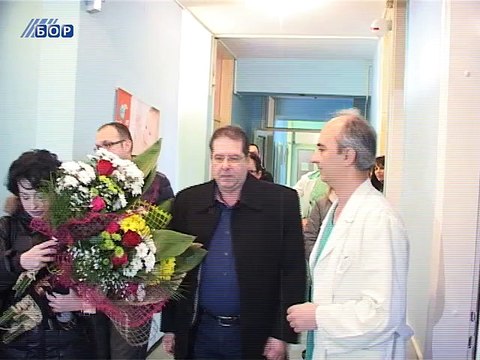 Predsednik Opštine Bor obišao porodilište, 02. januar 2015. (RTV Bor)