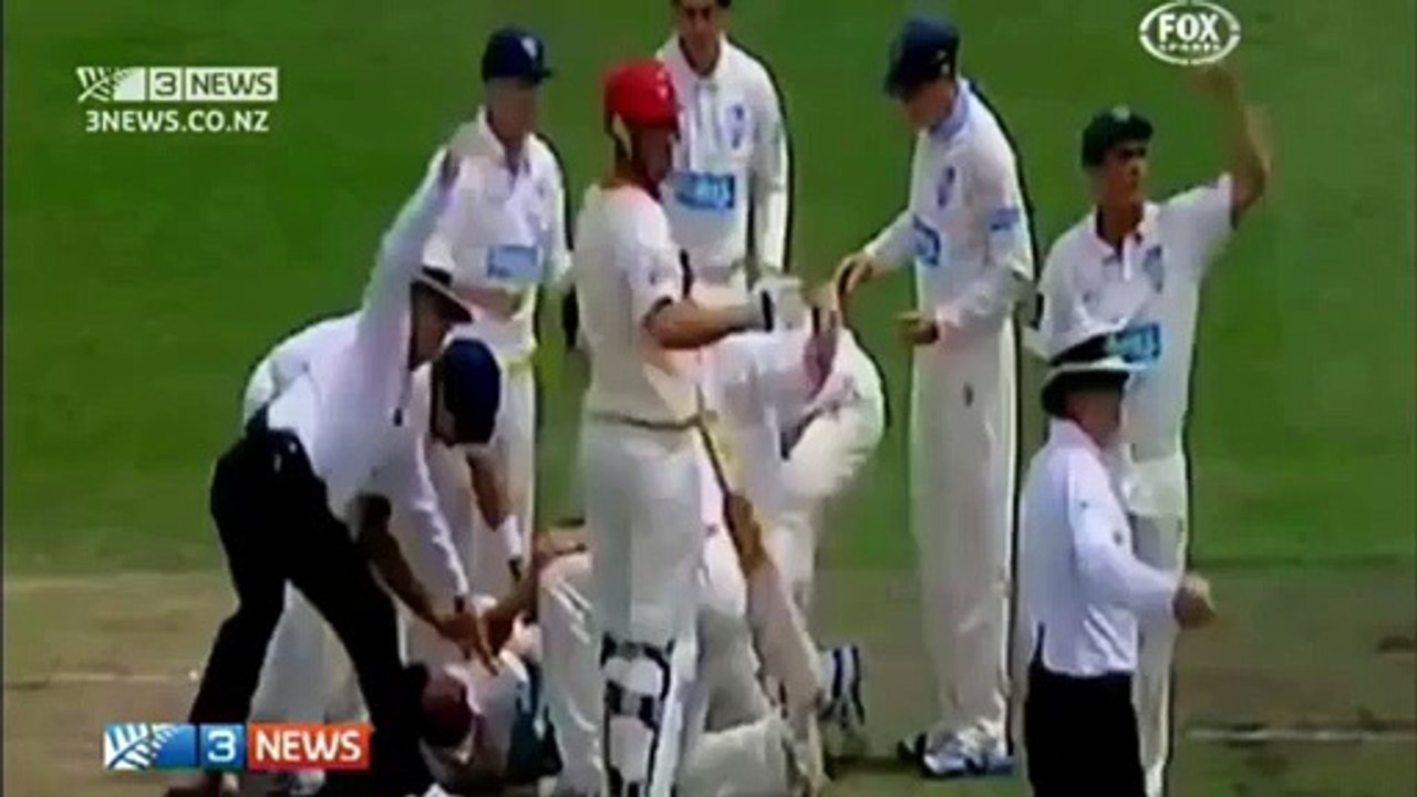 7059-Phillip Hughes Bouncer Video