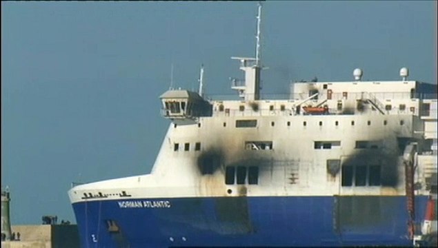 L'épave du Norman Atlantic est arrivée à Brindisi