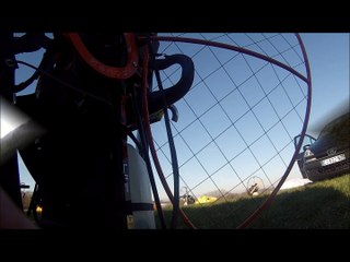Bonne année 2015 in paramotor