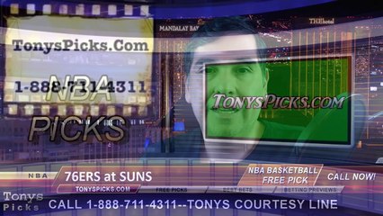 Phoenix Suns vs. Philadelphia 76ers Free Pick Prediction NBA Pro Basketball Odds Preview 1-2-2015