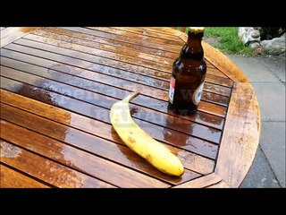 Comment ouvrir une bière avec une banane