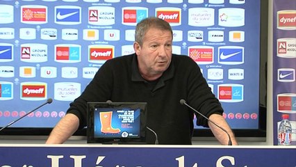 Rolland Courbis avant MHSC vs PSG (Coupe de France)