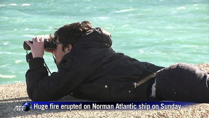 Blaze ferry towed back to Italy