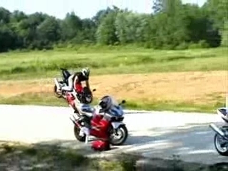 Crash moto