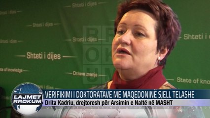 VERIFIKIMI I DOKTORATAVE ME MAQEDONINË SJELL TELASHE