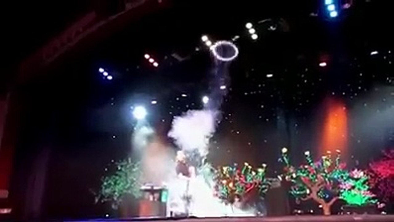 Show spettacolare con le bolle di sapone