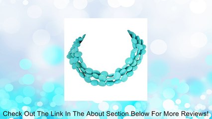 Jane Stone Chunky Turquoise Statement Necklace Fashion Turquoise Jewelry(Fn0388) Review