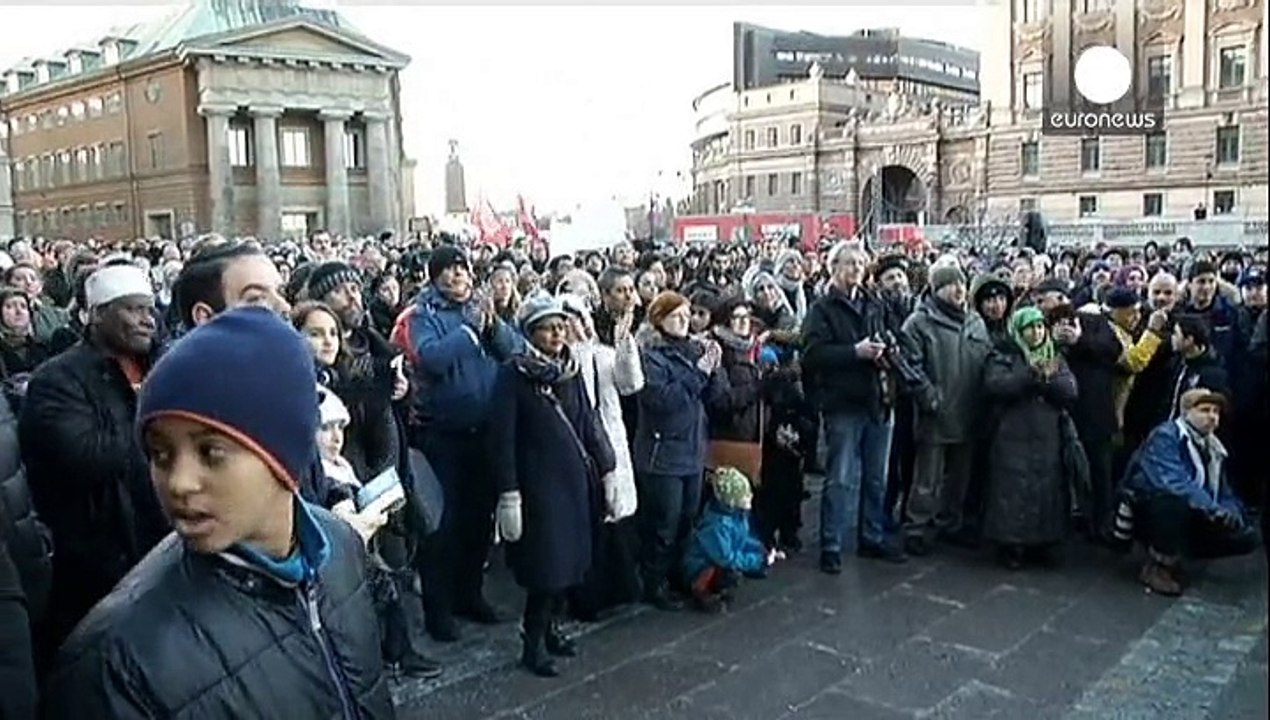 Demos gegen Islamfeindlichkeit in Schweden