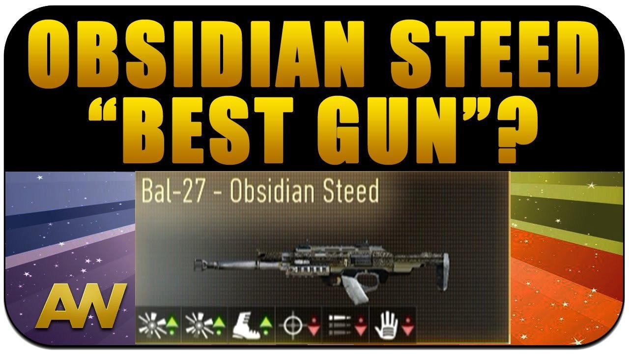 COD Advanced Warfare: Bal-27 "Obsidian Steed" - Rare Supply Drops Weapon "Review" (Call of Duty AW)