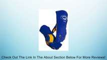 Caiman 1440 One Size Fits All Reinforced Palm and Thumb Welding Glove, Blue and Gold Review