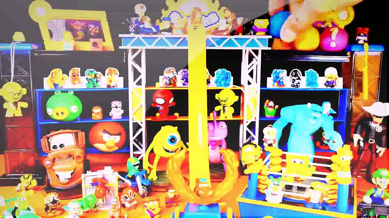 Kids Tube Play Doh Toy Surprise Squinkies Power Rangers Disney Pixar Cars Toys Simpsons and More!