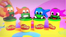 Kids Tube Play Doh Teenage Mutant Ninja Turtles Surprise Eggs Disney Cars Mater Toys Egg plus Elmo