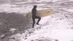 Russians Go Surfing In The Cold
