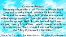 Mini USB Humidifier and Aromatherapy Diffuser / White and Blue Aroma Diffuser - 250ML Water Container Capacity Review