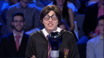 Angy en Pasapalabra especial Nochevieja y en homenaje a Tomás San Bartolomé