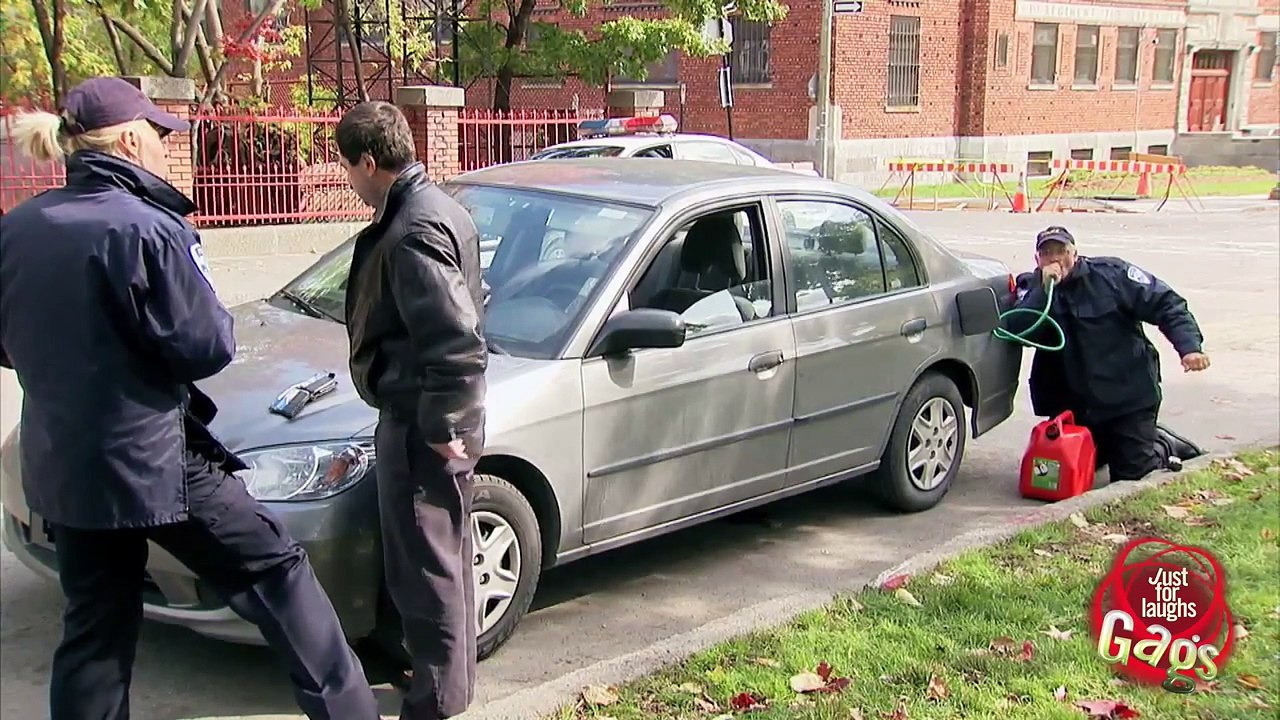 Cops Steal Gas Prank