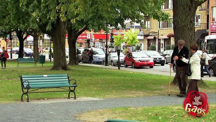 Crazy Old Man Sleeps On People