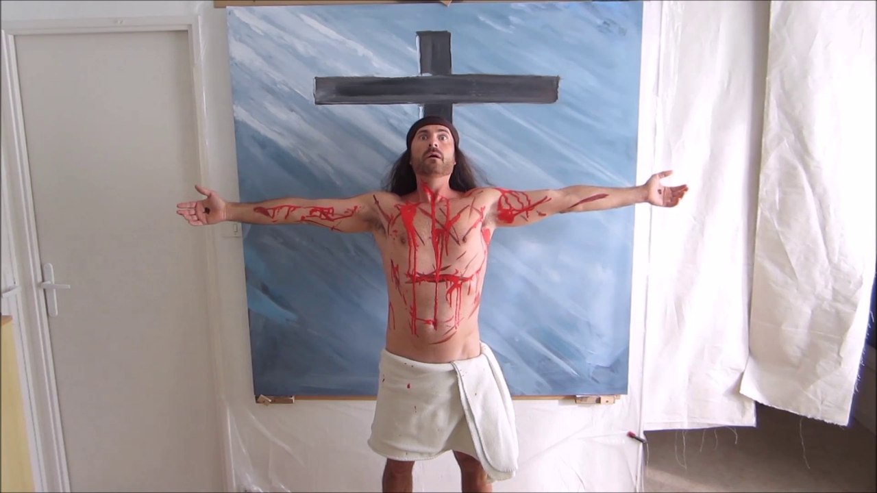 Fusion entre le monde réel et irréel le "Sang du Christ" par l'artiste Olivier Boutin