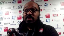 Emmanuel Felsina après le match LOU - Stade Français