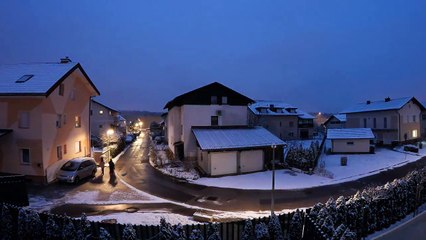 Time-Lapse Shows 10 Inches of Snowfall in 24 Hours