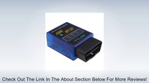 Mini ELM327 OBDII OBD-II OBD2 Interface Bluetooth V1.5 Car Auto Diagnostic Scanner Review
