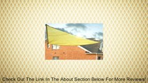 King Canopy Sunshade Sail Canopy - 10' Triangular - Yellow - 10' triangle Review