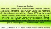 5-Piece Chrome Shaving Set- Merkur #178 Safety Razor, Brush, Razor/Brush Stand, Soap Bowl & Shave Soap Review