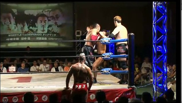 Desperado (Masayuki Kono & KAZMA SAKAMOTO) vs. Minoru Tanaka & Daiki Inaba
