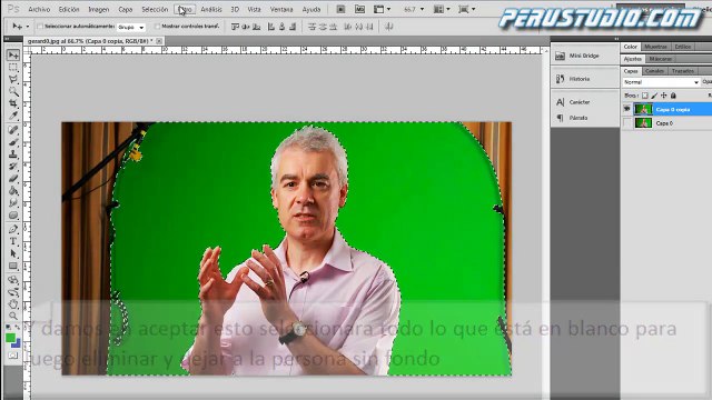 Como Quitar fondo Verde (Chroma Key) a una foto en Photoshop cs5