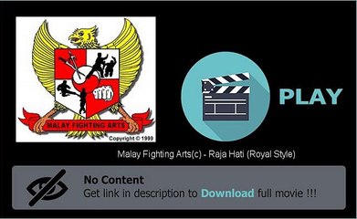 Download Full Movie Malay Fighting Arts(c) - Raja Hati (Royal Style) Free