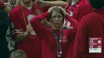 Ohio State fan is horrified when she's caught on camera during Sugar Bowl