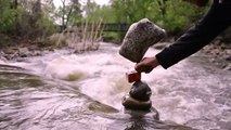 Amazing art pieces with rocks and pebbles - Gravity Glue 2014